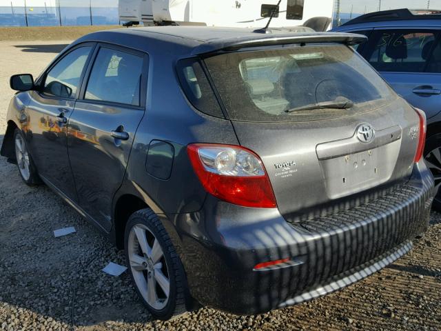 2T1KE4EE5AC031550 - 2010 TOYOTA COROLLA MA GRAY photo 3