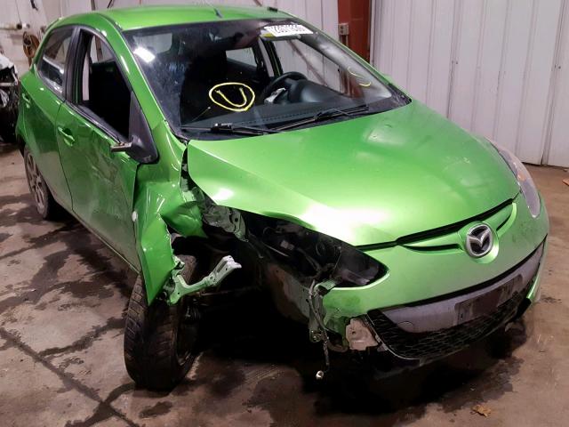 JM1DE1LY5C0134016 - 2012 MAZDA MAZDA2 GREEN photo 1