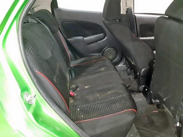 JM1DE1LY5C0134016 - 2012 MAZDA MAZDA2 GREEN photo 6