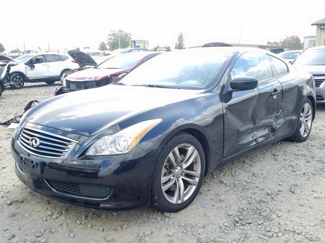 JNKCV64E58M104655 - 2008 INFINITI G37 BASE BLACK photo 2