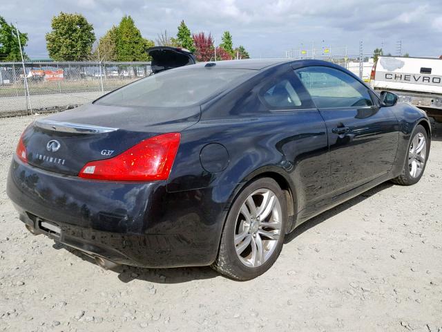 JNKCV64E58M104655 - 2008 INFINITI G37 BASE BLACK photo 4