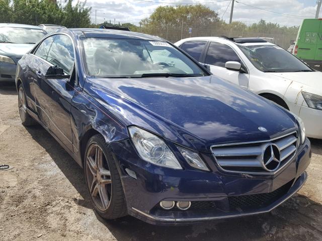 WDDKJ5GB1BF085348 - 2011 MERCEDES-BENZ E 350 BLUE photo 1