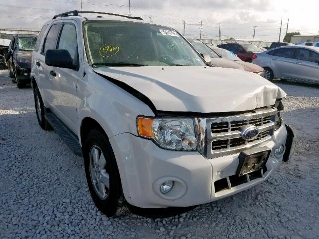 1FMCU03G09KA87731 - 2009 FORD ESCAPE XLT WHITE photo 1