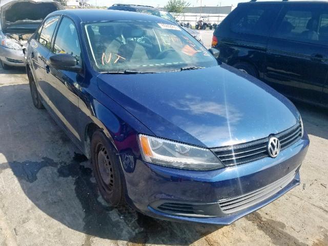 3VW2K7AJ9CM404657 - 2012 VOLKSWAGEN JETTA BASE BLUE photo 1