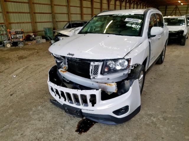 1C4NJDAB4FD408142 - 2015 JEEP COMPASS SP თეთრი ფოტო 2