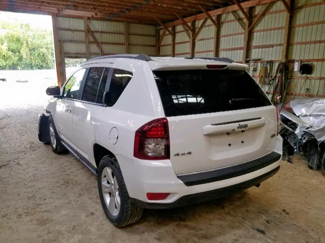 1C4NJDAB4FD408142 - 2015 JEEP COMPASS SP თეთრი ფოტო 3