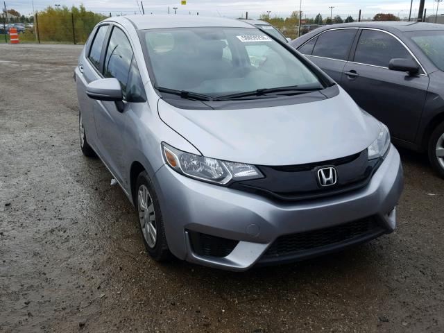 3HGGK5H5XHM710801 - 2017 HONDA FIT LX GRAY photo 1