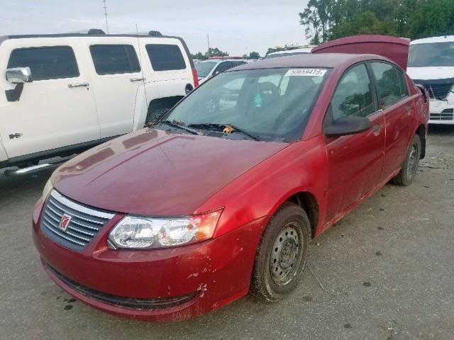 1G8AG52F55Z154523 - 2005 SATURN ION LEVEL RED photo 2