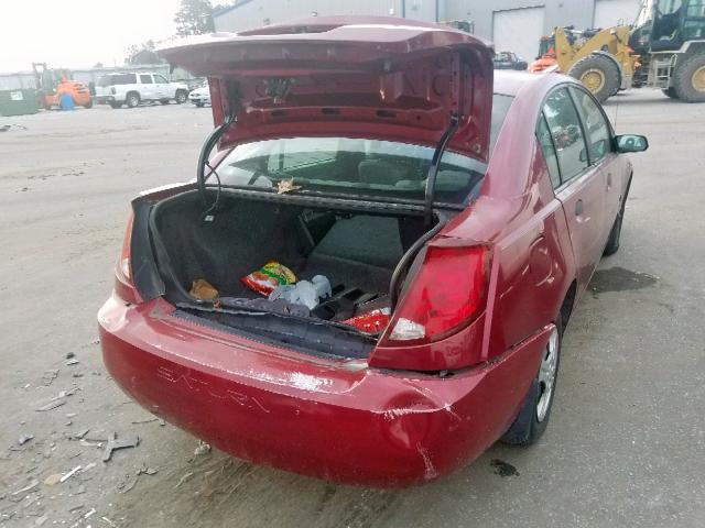 1G8AG52F55Z154523 - 2005 SATURN ION LEVEL RED photo 9