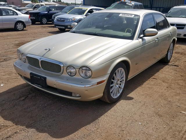 SAJWA79B66SH08386 - 2006 JAGUAR XJ8 L GOLD photo 2