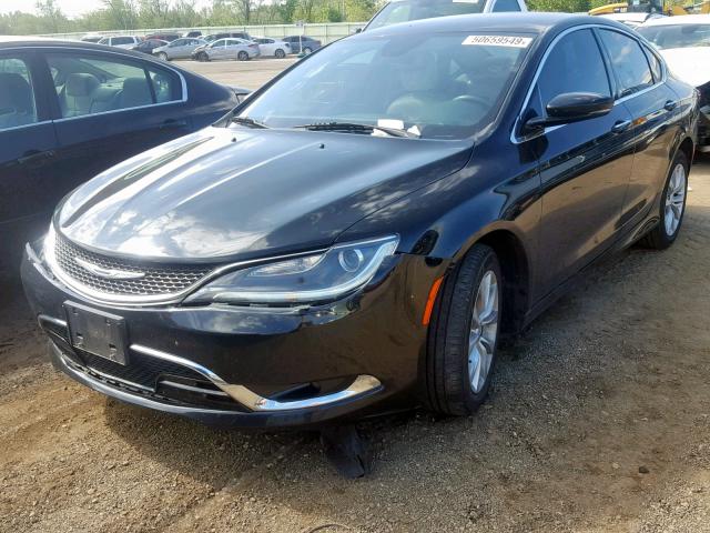 1C3CCCCB7FN692986 - 2015 CHRYSLER 200 C BLACK photo 2