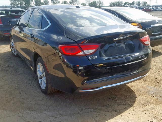 1C3CCCCB7FN692986 - 2015 CHRYSLER 200 C BLACK photo 3