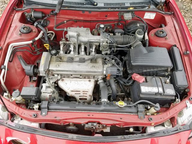 JT2DB02T6T0053611 - 1996 TOYOTA CELICA ST RED photo 7