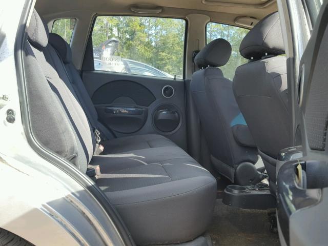 KL1TD66648B003362 - 2008 CHEVROLET AVEO BASE Күміс фото 6