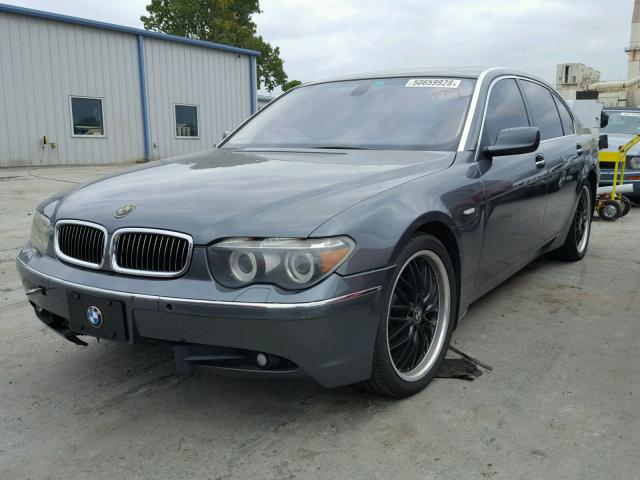 WBAGN63595DS56578 - 2005 BMW 745 LI GRAY photo 2