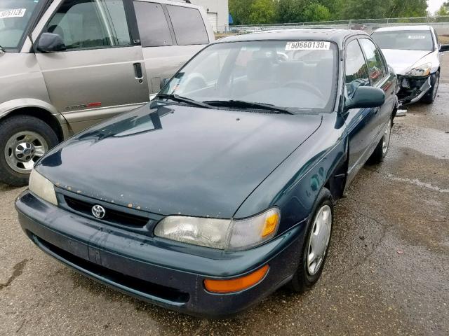 1NXBB02E1TZ360754 - 1996 TOYOTA COROLLA DX GREEN photo 2