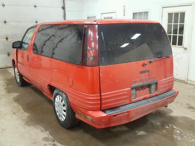 1GMDU06D8ST244797 - 1995 PONTIAC TRANS SPOR RED photo 3