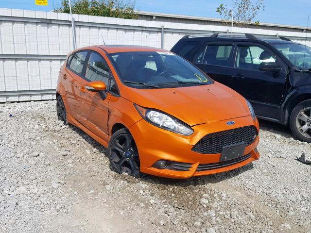 3FADP4GX3HM142879 - 2017 FORD FIESTA ST ORANGE photo 1