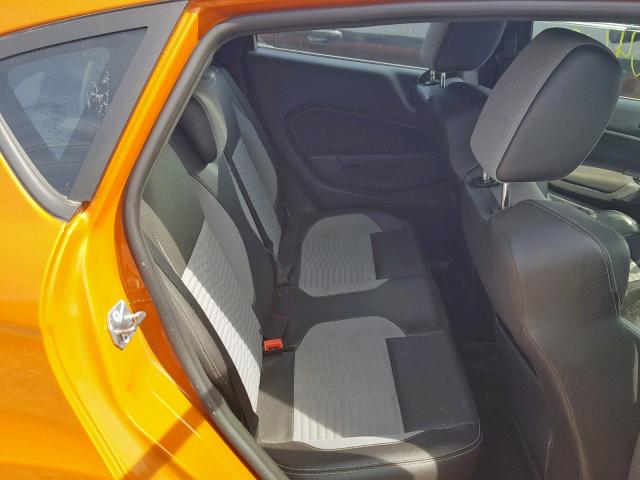 3FADP4GX3HM142879 - 2017 FORD FIESTA ST ORANGE photo 6