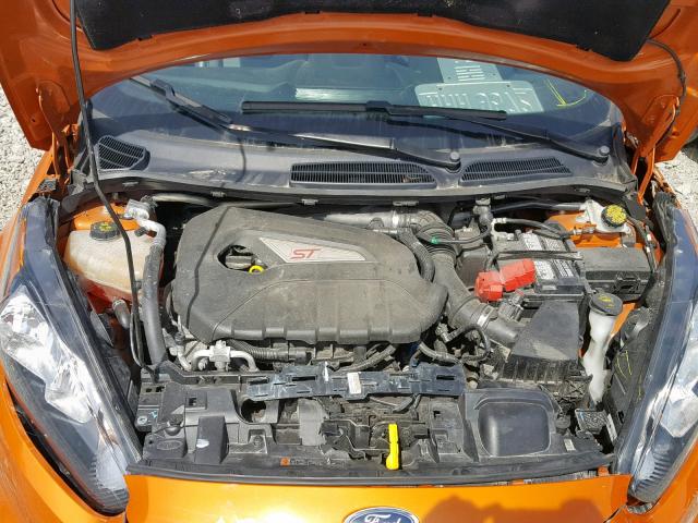 3FADP4GX3HM142879 - 2017 FORD FIESTA ST ORANGE photo 7