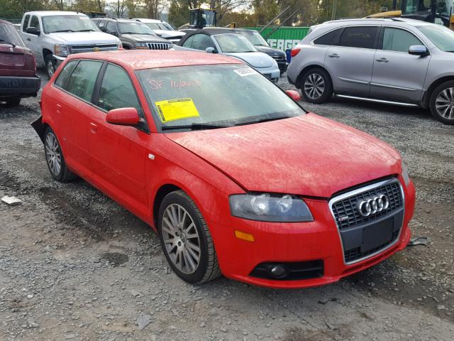 WAUHF78PX7A096667 - 2007 AUDI A3 2 RED photo 1