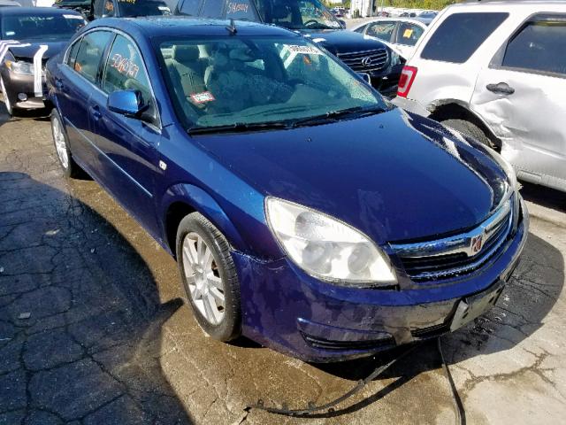 1G8ZS57N98F294985 - 2008 SATURN AURA XE BLUE photo 1