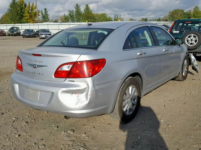 1C3CC4FB3AN165389 - 2010 CHRYSLER SEBRING TO SILVER photo 4