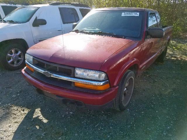1GCCS19H538212498 - 2003 CHEVROLET S TRUCK S1 RED photo 2