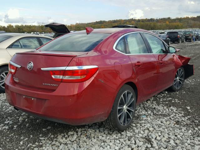 1G4PR5SK0H4113642 - 2017 BUICK VERANO SPO MAROON photo 4