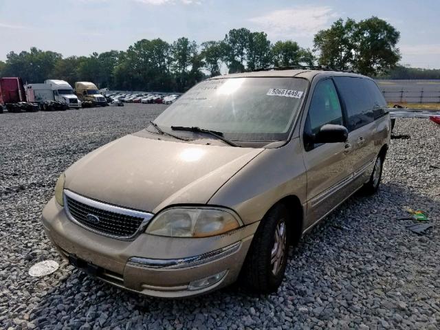 2FMDA524X1BC01606 - 2001 FORD WINDSTAR S GOLD photo 2