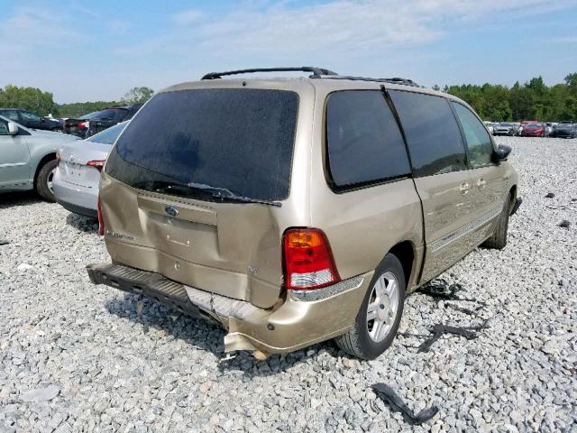 2FMDA524X1BC01606 - 2001 FORD WINDSTAR S GOLD photo 4