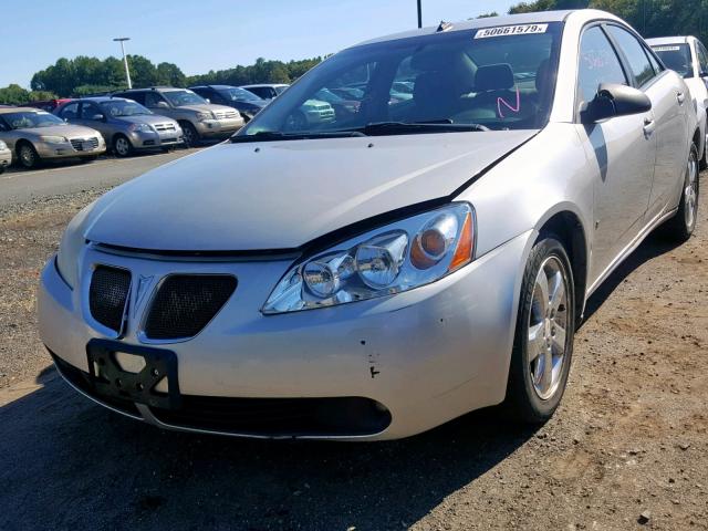 1G2ZH57N284295822 - 2008 PONTIAC G6 GT SILVER photo 2