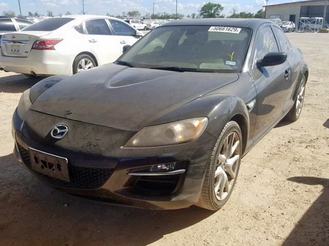 JM1FE17PX90402724 - 2009 MAZDA RX8 BLACK photo 2