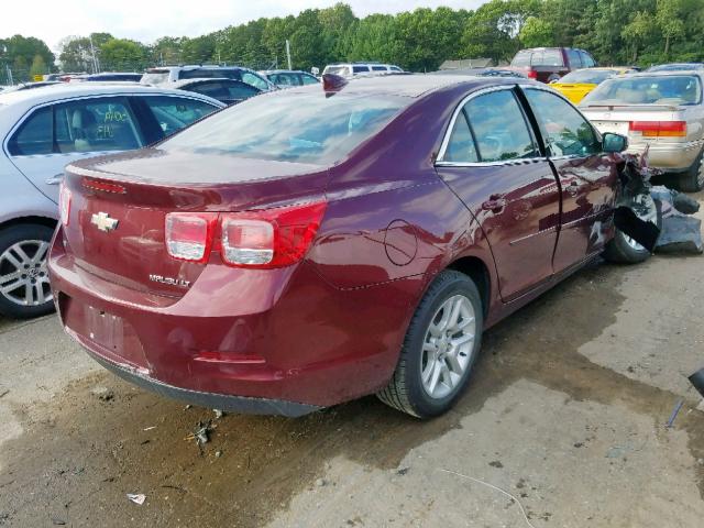 1G11C5SL1FF143277 - 2015 CHEVROLET MALIBU 1LT MAROON photo 4