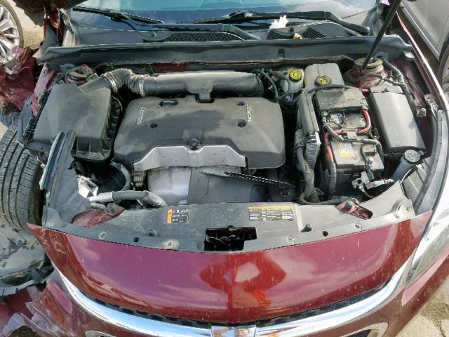 1G11C5SL1FF143277 - 2015 CHEVROLET MALIBU 1LT 栗色 照片 7