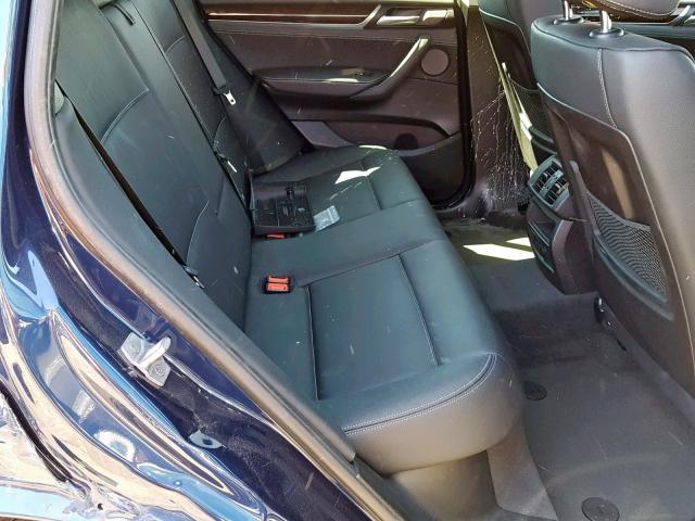 5UXWZ7C55H0U47207 - 2017 BMW X3 SDRIVE2 BLUE photo 6