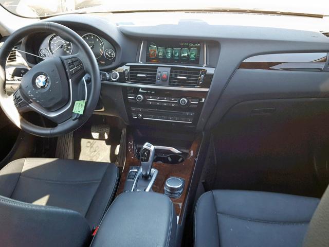 5UXWZ7C55H0U47207 - 2017 BMW X3 SDRIVE2 BLUE photo 9