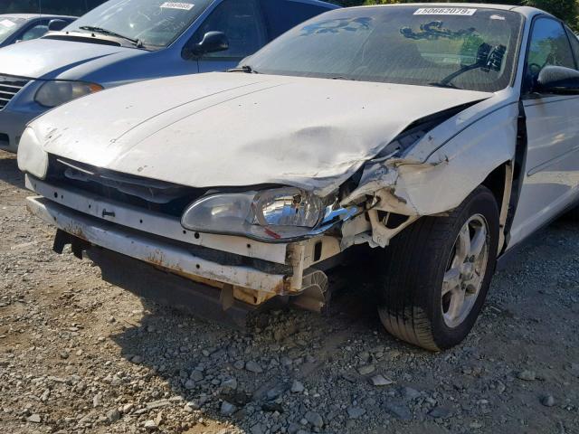 2G1WW12E539341551 - 2003 CHEVROLET MONTE CARL თეთრი ფოტო 9