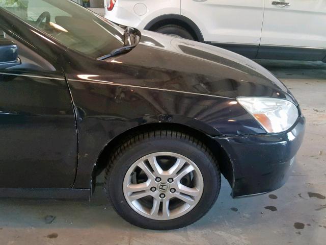 1HGCM72336A010298 - 2006 HONDA ACCORD LX BLACK photo 9