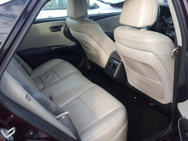 4T1BK1EB3DU023446 - 2013 TOYOTA AVALON BAS Bordo foto 6