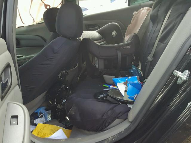 1G11B5SAXDF298070 - 2013 CHEVROLET MALIBU LS შავი ფოტო 6