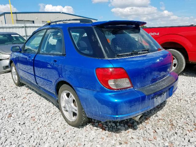 JF1GG29663G812157 - 2003 SUBARU IMPREZA WR BLUE photo 3