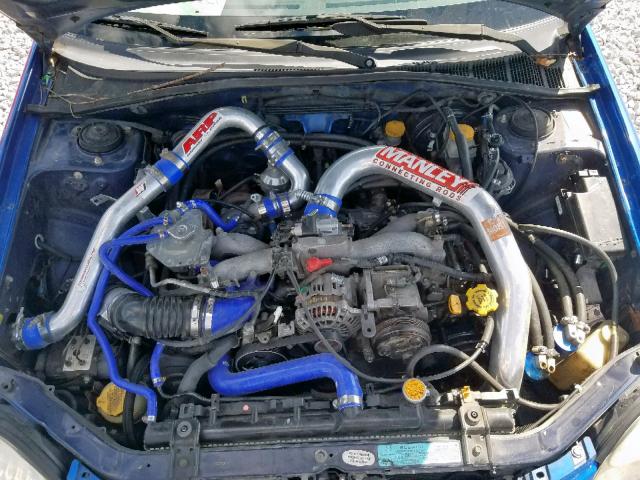 JF1GG29663G812157 - 2003 SUBARU IMPREZA WR BLUE photo 7