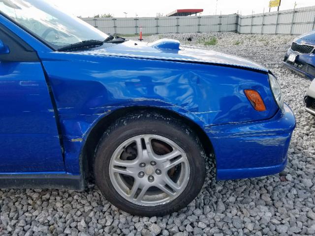 JF1GG29663G812157 - 2003 SUBARU IMPREZA WR BLUE photo 9