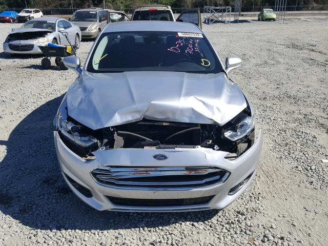 3FA6P0K98DR257680 - 2013 FORD FUSION TIT SILVER photo 9