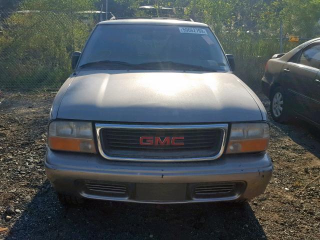 1GKCS13W4Y2287439 - 2000 GMC JIMMY GOLD photo 9