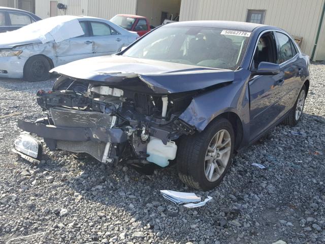 1G11C5SL2FF183304 - 2015 CHEVROLET MALIBU 1LT ლურჯი ფოტო 2