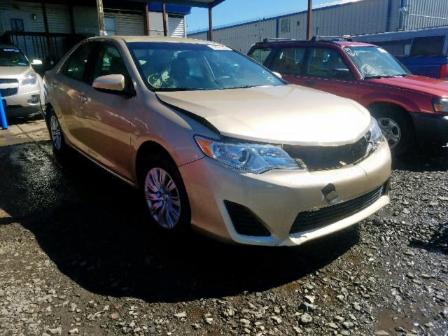 4T1BF1FK2CU507903 - 2012 TOYOTA CAMRY LE A GOLD photo 1