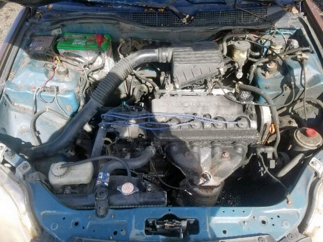 2HGEJ6523TH513535 - 1996 HONDA CIVIC DX BLUE photo 7