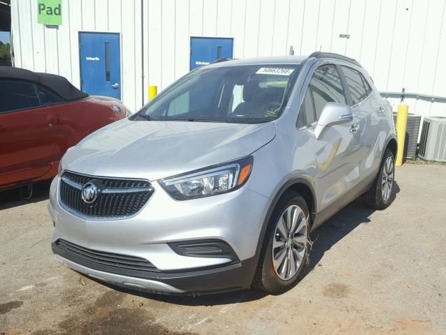 KL4CJASB8JB670829 - 2018 BUICK ENCORE PRE SILVER photo 2